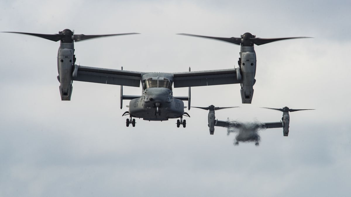 Americký armádní letoun V-22 Osprey se zřítil do oceánu